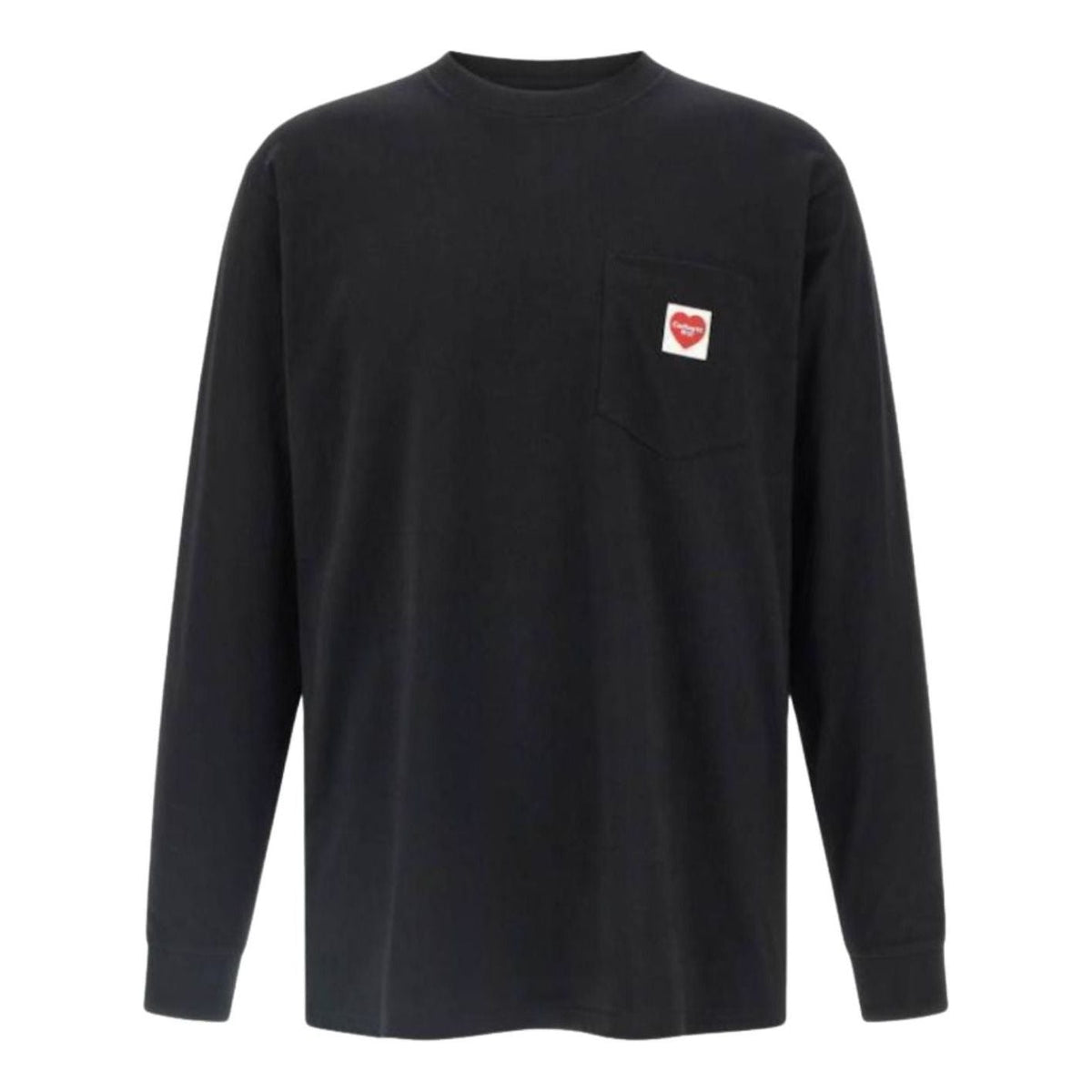 Carhartt WIP Pocket Heart Long Sleeve T-Shirt 'Black' I035300-1V2-XX