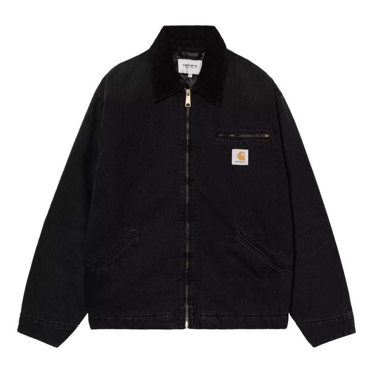 Carhartt WIP OG Detroit Jacket 'Black Stone Canvas' I035614-00E-4O