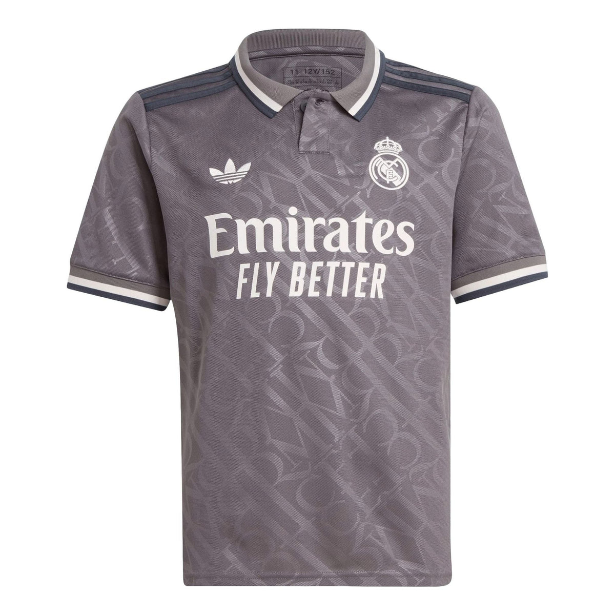 (GS) adidas Real Madrid 24/25 Third Jersey Asia Sizing Asia Sizing 'Grey' IT3438