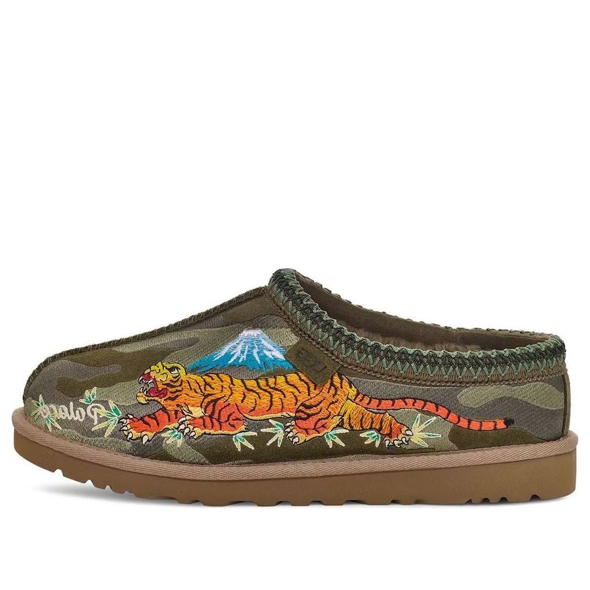 UGG x Palace Tasman Slipper 'Burnt Olive Camo' 1172070-GRNC