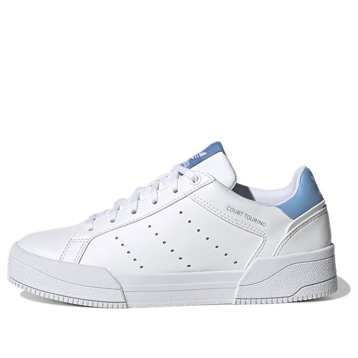 (GS) adidas Court Tourino J 'White Light Blue' H00763