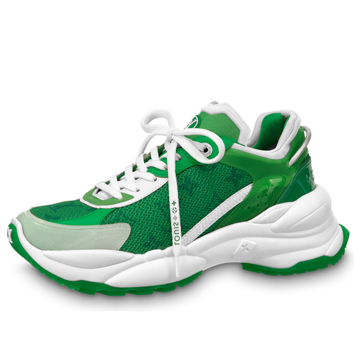 (WMNS) LOUIS VUITTON Run 55 Sneakers 'Green Monogram' 1AB3BS
