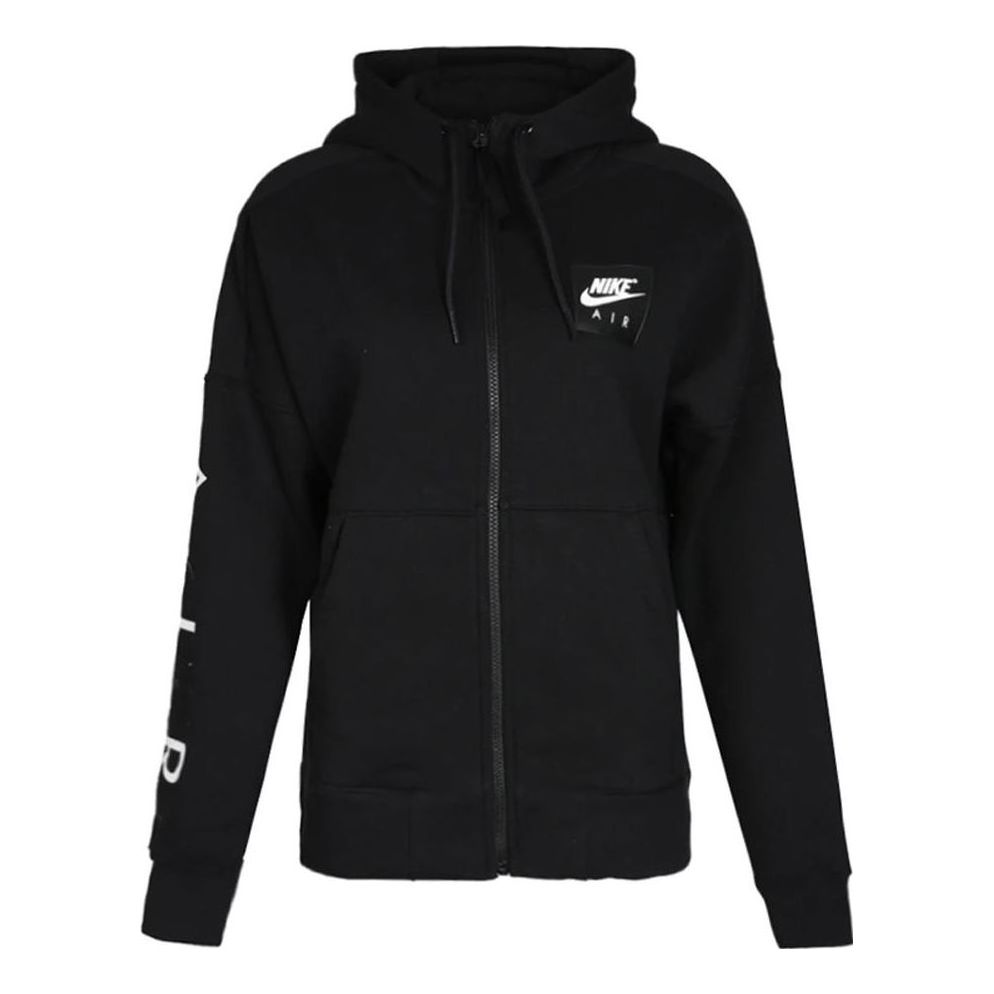 Nike AS NSW Air Full Zip Fleece Hoodie 'Black' 886045-010