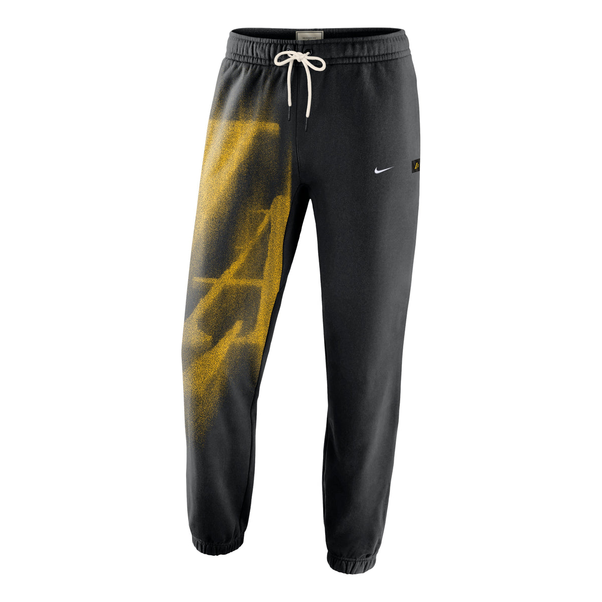 Nike Los Angeles Lakers Standard Issue Fleece Pants 'Black White' IQ1500-010 - Nike Professional Edition