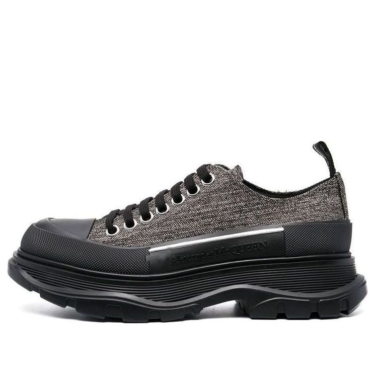 (WMNS) Alexander McQueen Tread Slick Sneakers 'Brown Black' 718376W4US28163