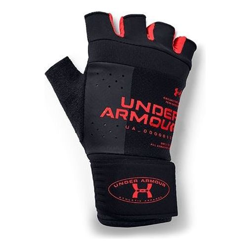 Under Armour Weightlifting Gloves 'Black Red' 1356688-001