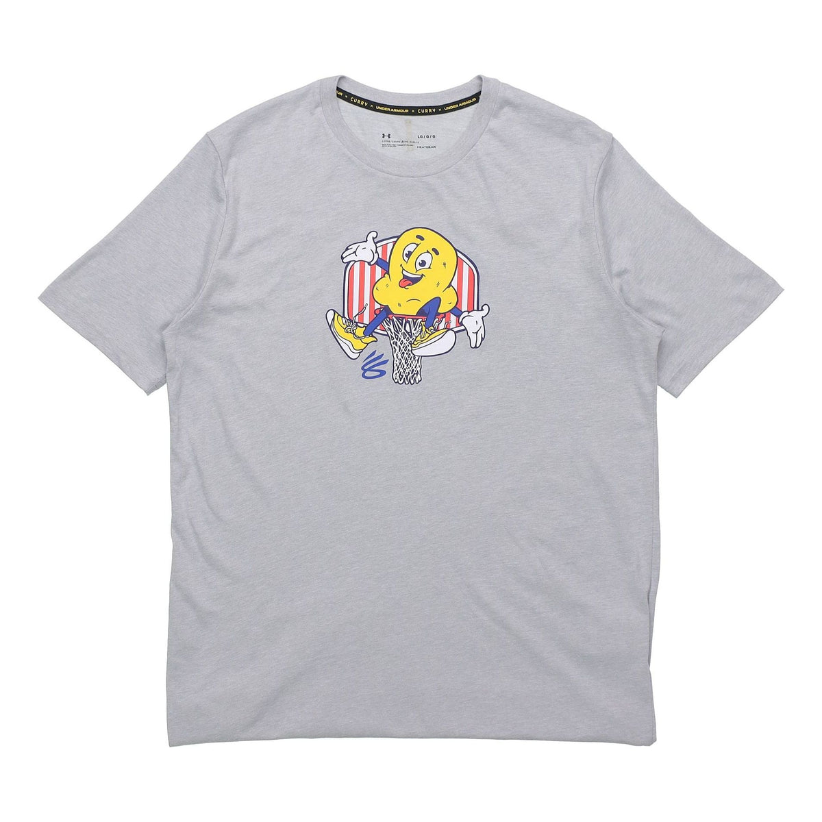 Under Armour Curry Popcorn Short Sleeve Men's Grey 1362001-012