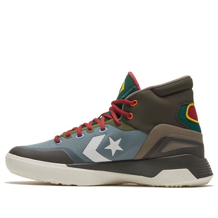 Converse G4 High Top Basketball Shoes dark green 168791C