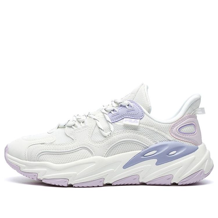 (WMNS) FILA Wave Low-Top Shoes 'White Purple' F12W226112FBB