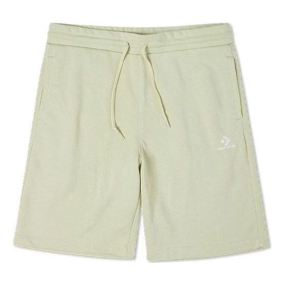 Converse GO TO Embroidered Star Chevron Standard-Fit Fleece Shorts Asia Sizing 'Green' 10019926-A16
