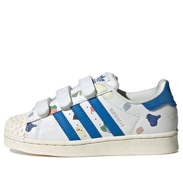 (PS) adidas Superstar x LEGO Shoes 'White Royal Blue' IF2201