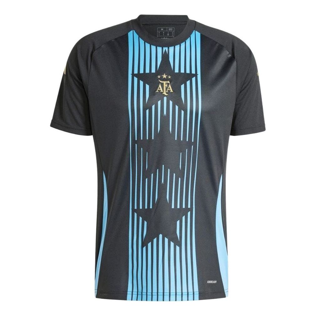 adidas Argentina Pre-Match Soccer Asia Sizing 'Black Blue' IW5363