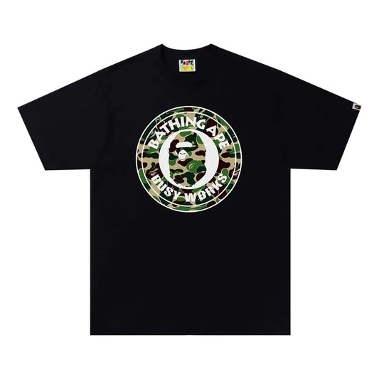 BAPE ABC Camo Busy Works T-Shirt 'Black Green' 1I30-110-006-BLKGREEN