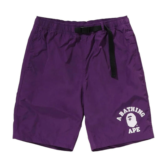 A Bathing Ape Color Camo Ape Head One Point Beach Shorts 'Purple' 1K30-153-005-PUR