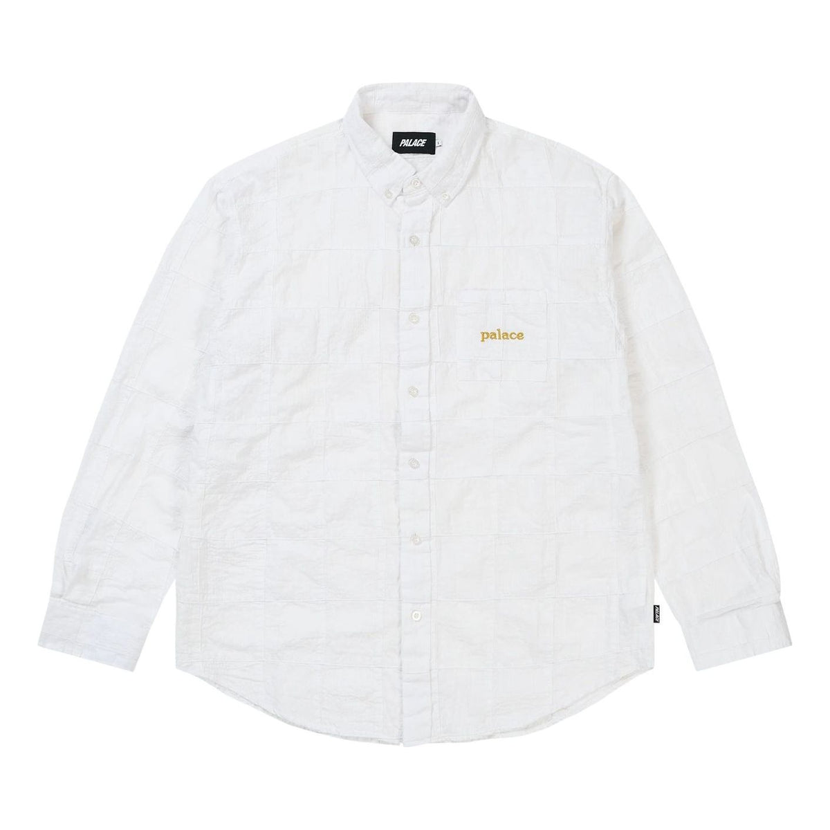 Palace Seer Patch Oxford Shirt 'White' P31SHT008