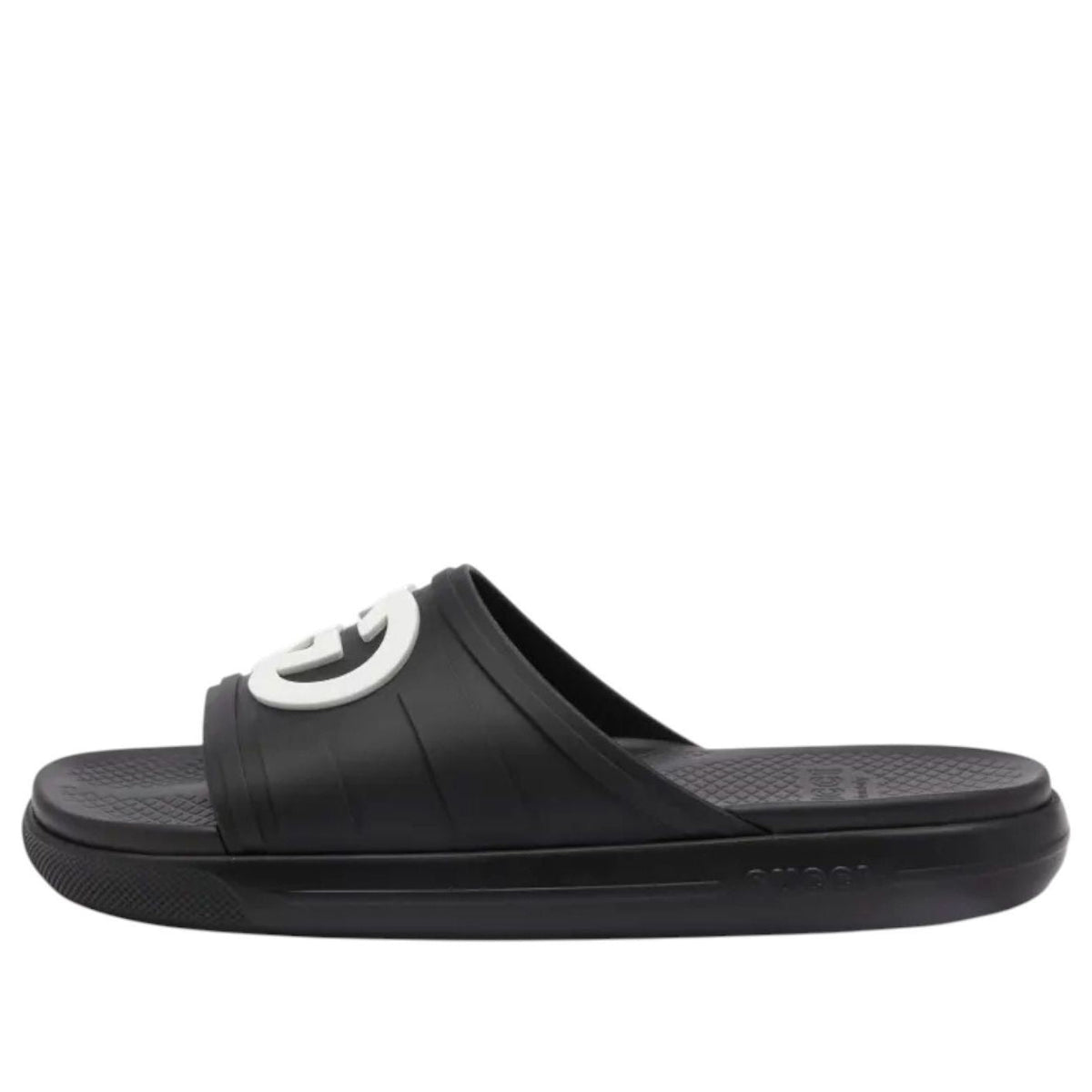 Gucci Interlocking G Slide 'Black White' 780296-J8700-1014