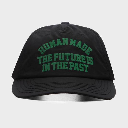 5 Panel Nylon Cap - Black