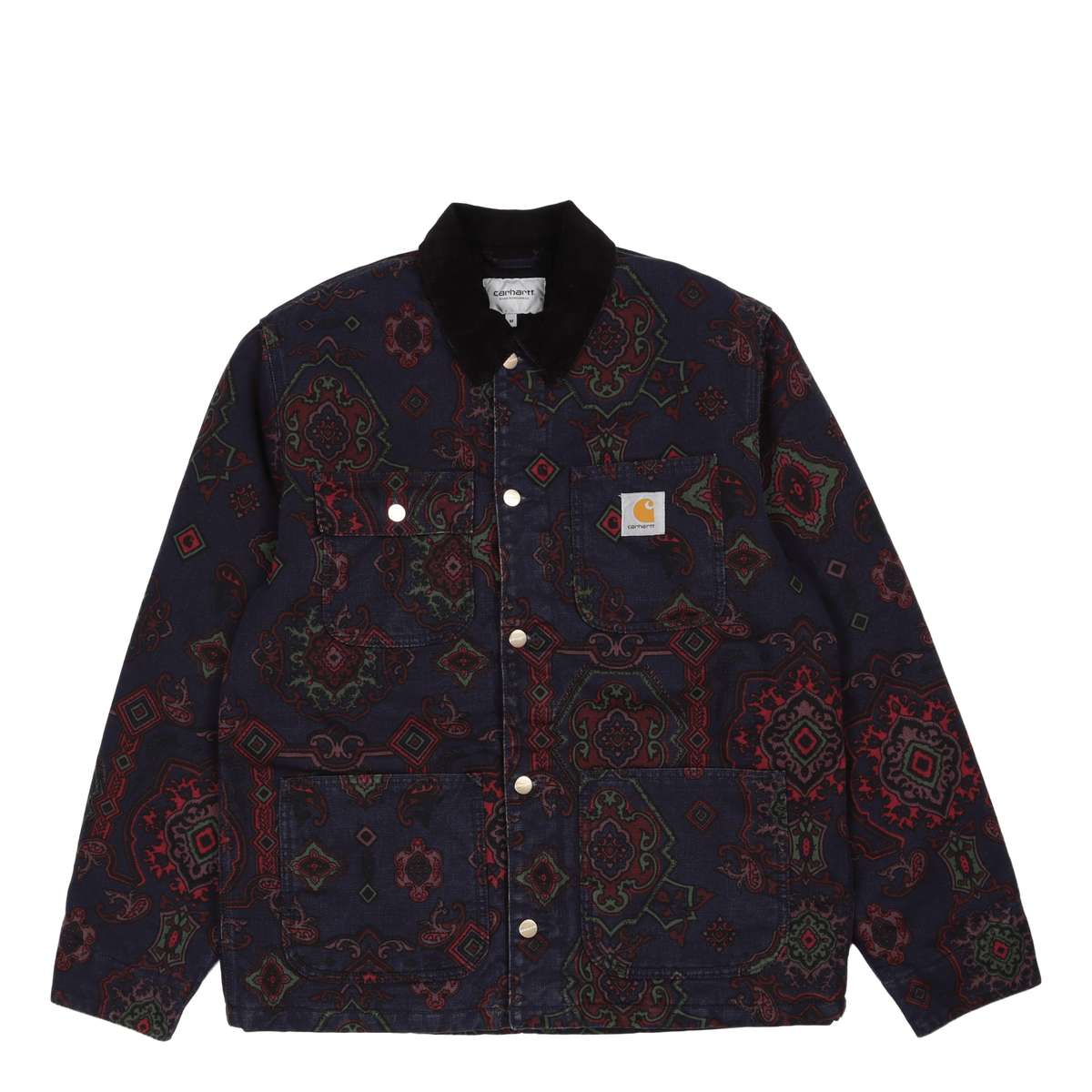 Michigan Coat Dark Navy Multi Verse / Black