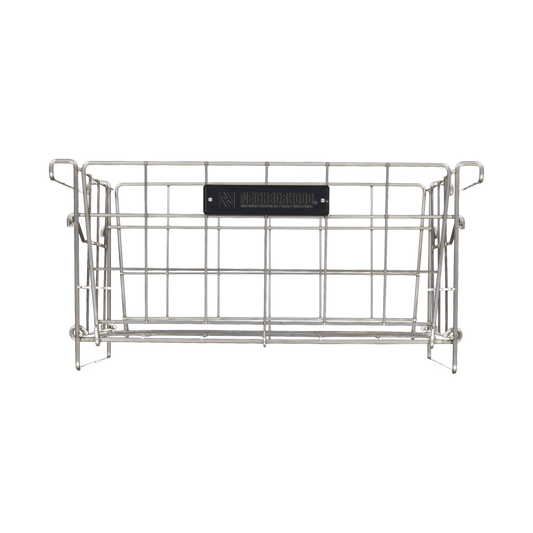 Folding Basket Silver