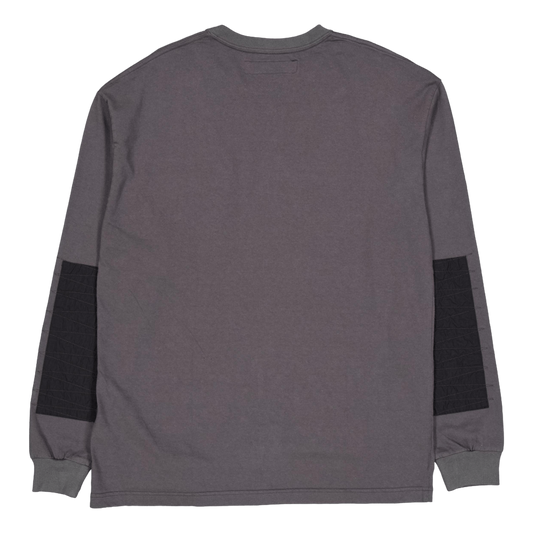 Design Crewneck Ls Charcoal