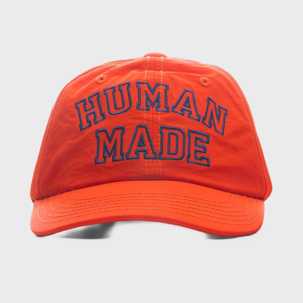 6 Panel Nylon Cap - Orange