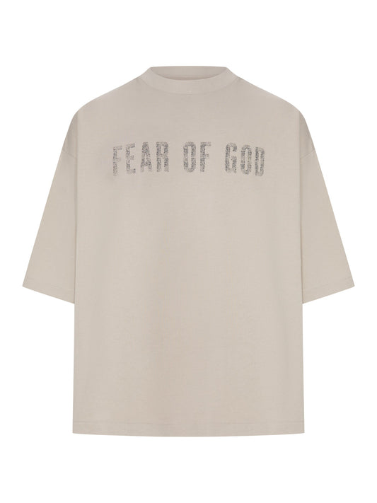 T-SHIRT OVERSIZE CON STAMPA LOGO FRONTALE E POSTERIORE