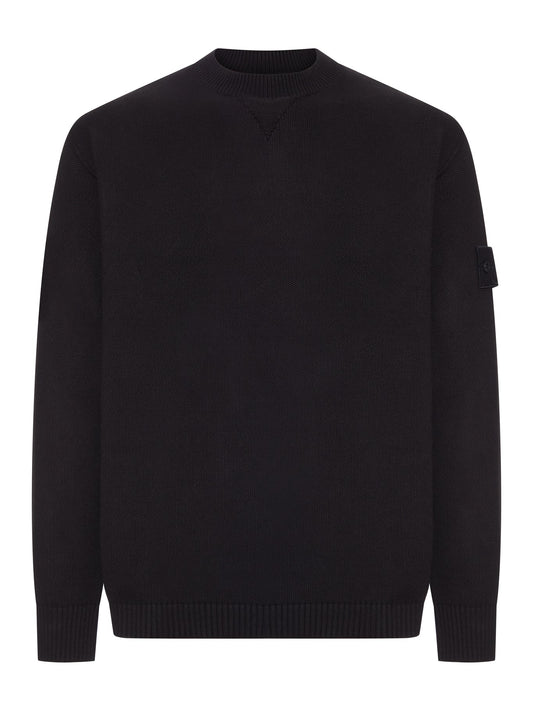 MAGLIA GIROCOLLO IN MISTO COTONE