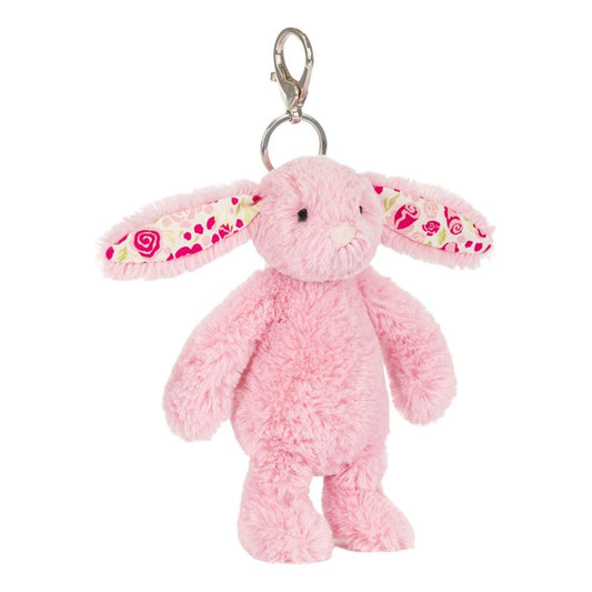 Jellycat Blushkin Blossom Bunny Bag Charm 'Pink' BP4ROSE