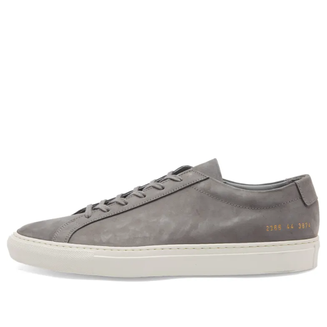 Common Projects Original Achilles Nubuck Low 'Warm Grey' 2366-3874