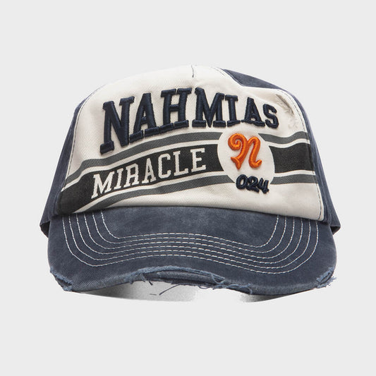 Coastal Sport 6 Panel Hat - Thrashed Navy