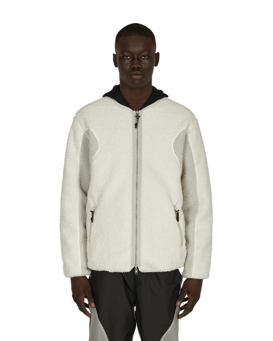 Slam Jam Sherpa Reversible Jacket Grey