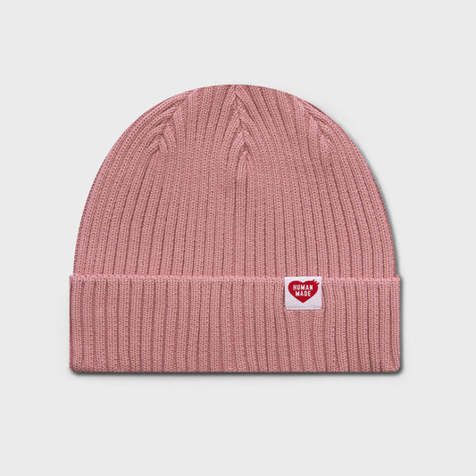 Cotton Rib Beanie - Pink