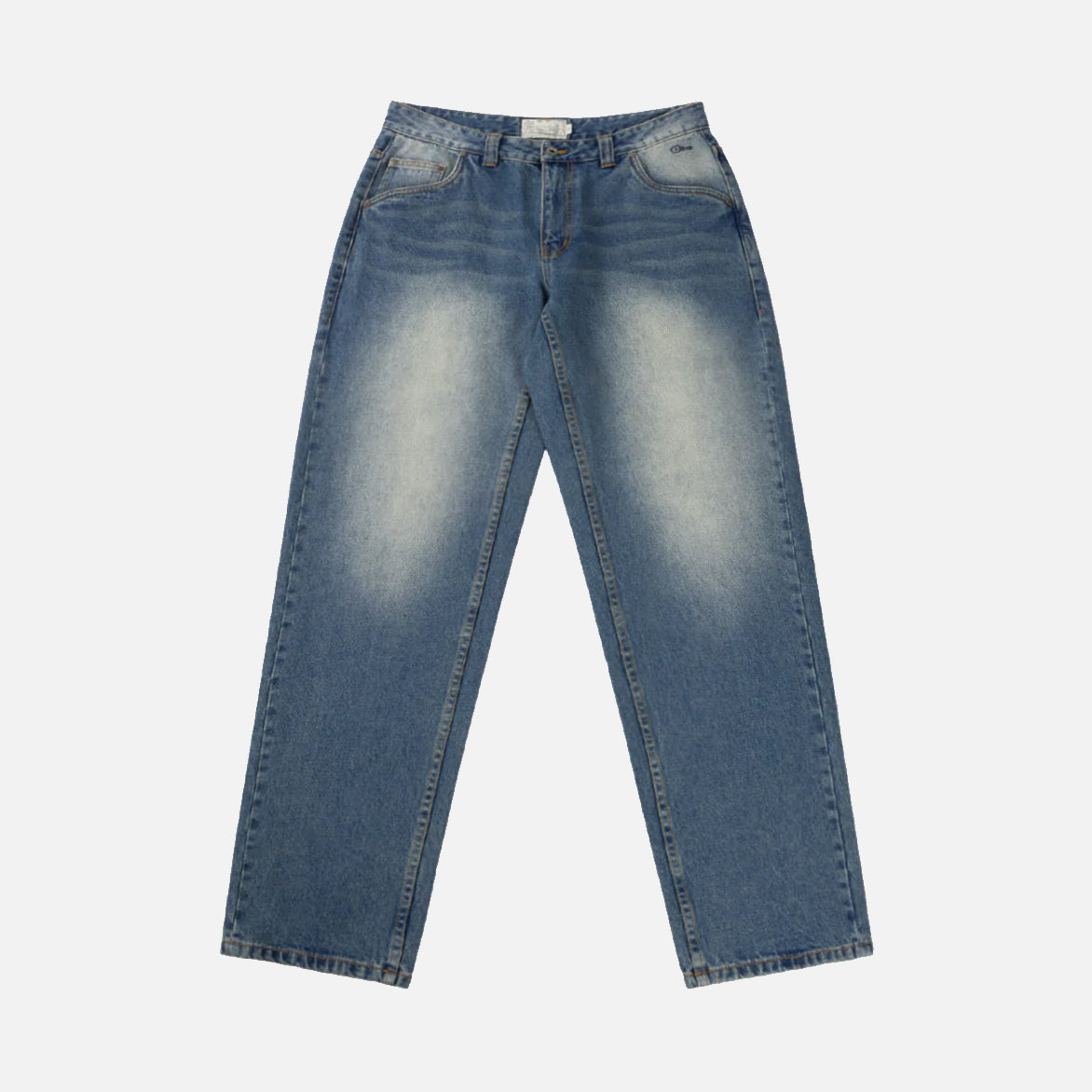 RELAXED DEMIN PANTS - SANDBLASTED INDIGO