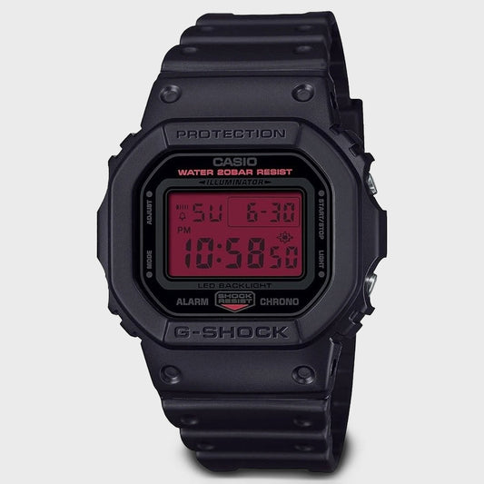 DW5600BBR-1 - Black/Red