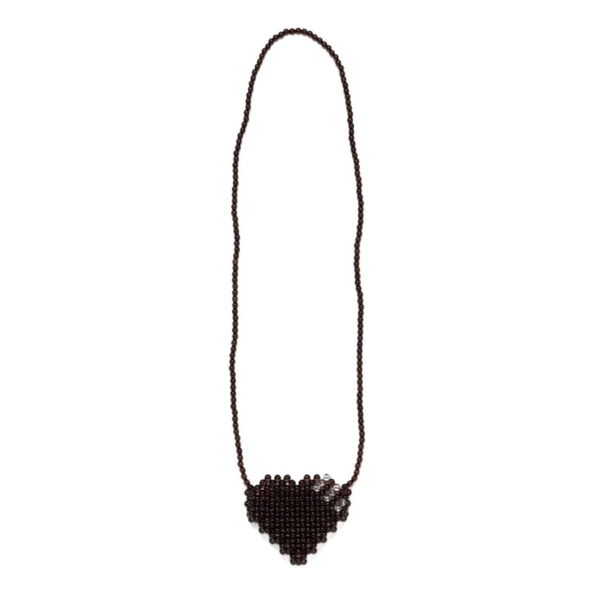 HUMAN MADE Heart Beaded Bag 'Black' HM31GD206-BLK