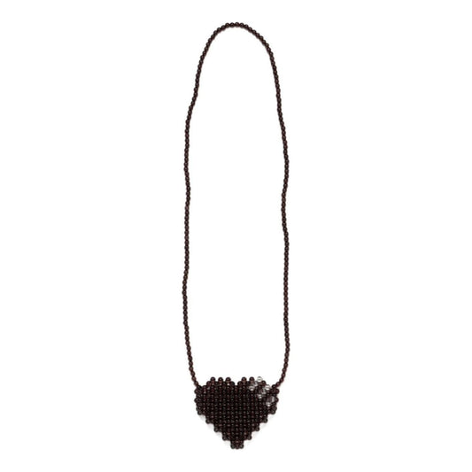 HUMAN MADE Heart Beaded Bag 'Black' HM31GD206-BLK
