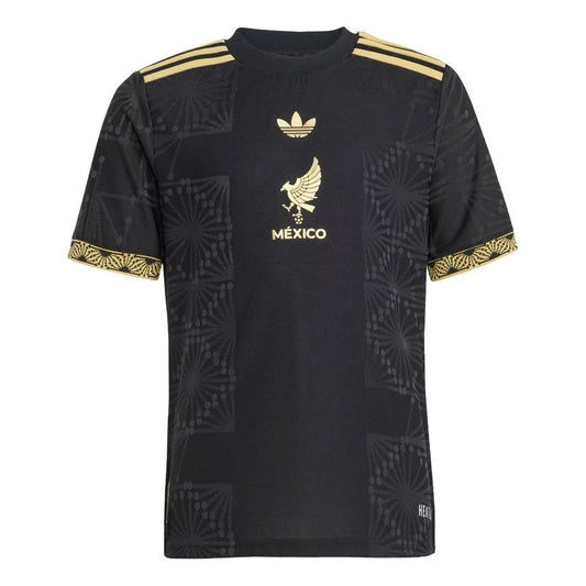 (GS) adidas Mexico 25 Gold 'Black' JM2535