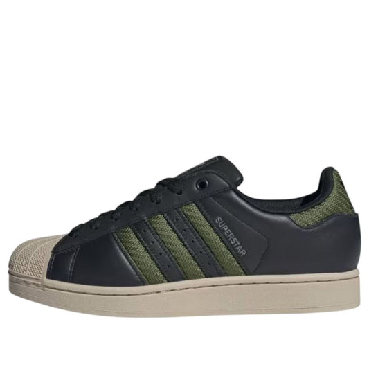 adidas Superstar II 'Black Tech Olive Wonder Beige' JQ3182