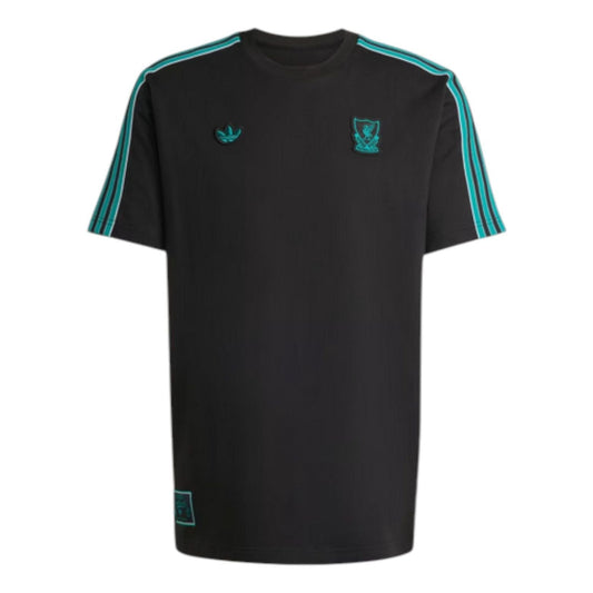adidas Liverpool FC Terrace Icons Tee 'Black Sea Green' JW5470