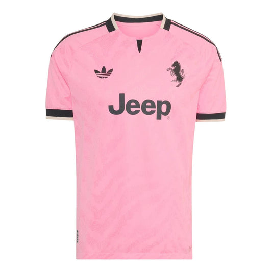 adidas Juventus 26/27 Away Authentic Jersey Asia Sizing 'True Pink' KR4646