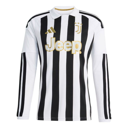 adidas Juventus 26/27 Home Jersey Asia Sizing Long Sleeve 'White Black' KC1316