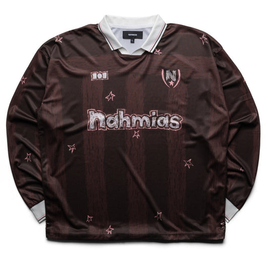 Nahmias Scribble L/S Soccer Jersey - Brown