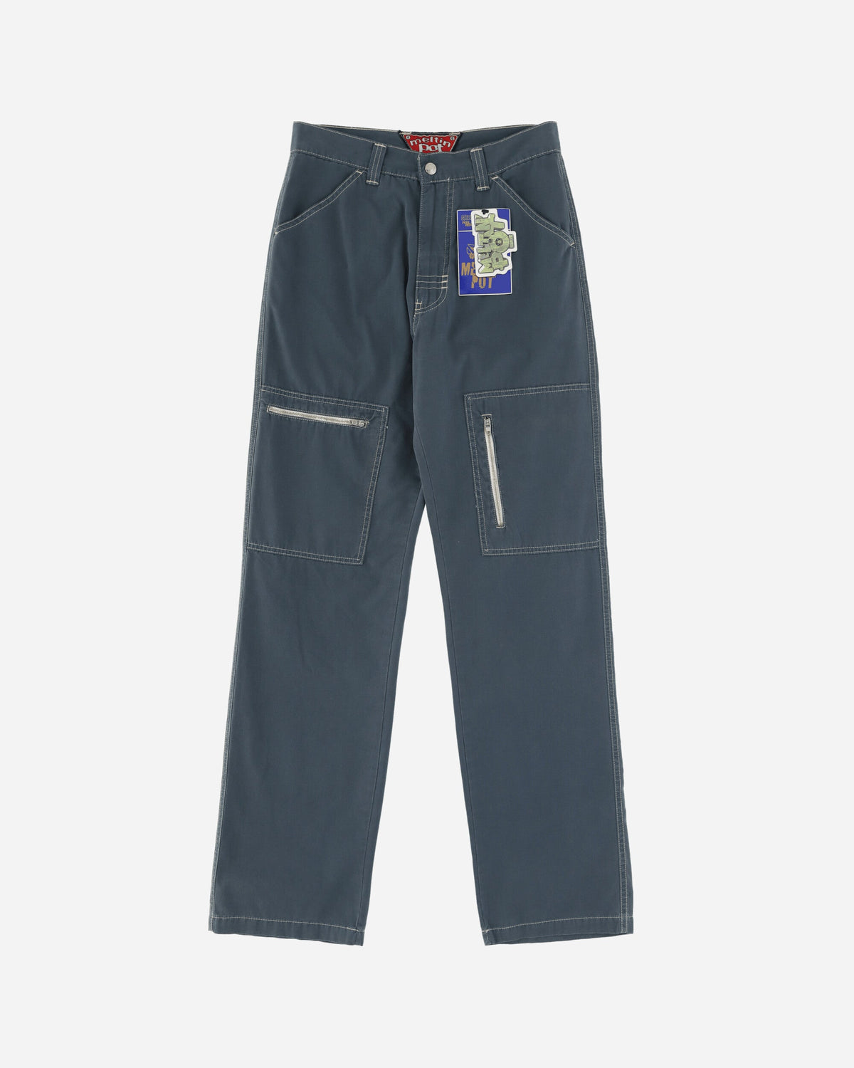 Women's Deadstock Cargo Trousers Grey