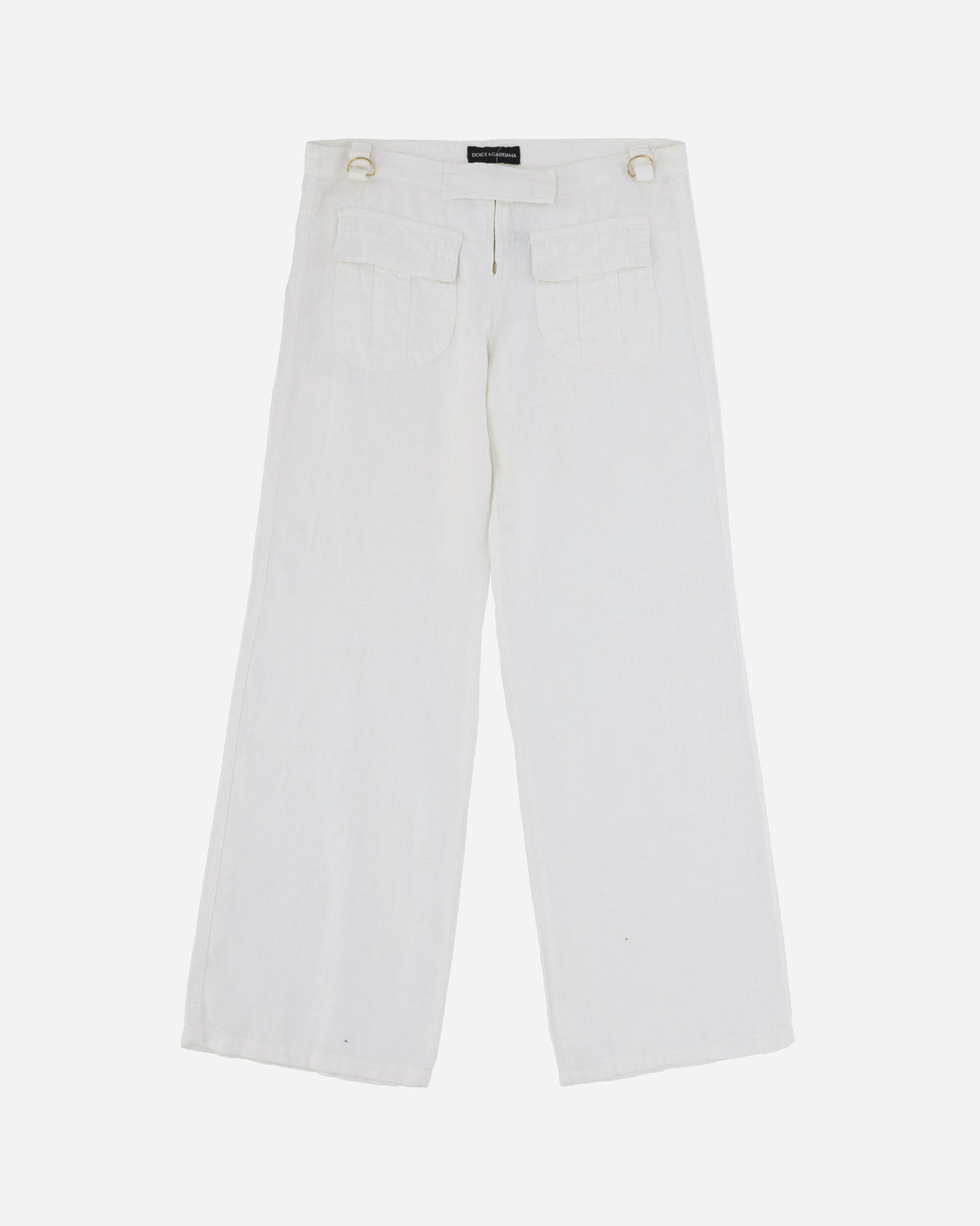 Women's Flared Trousers White
