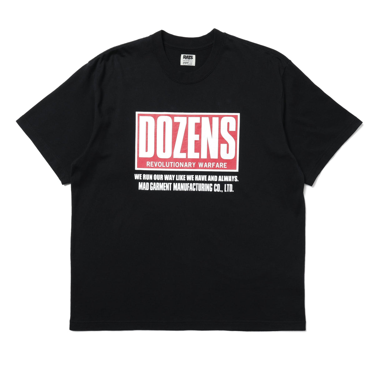 Rats Dozens Tee Black
