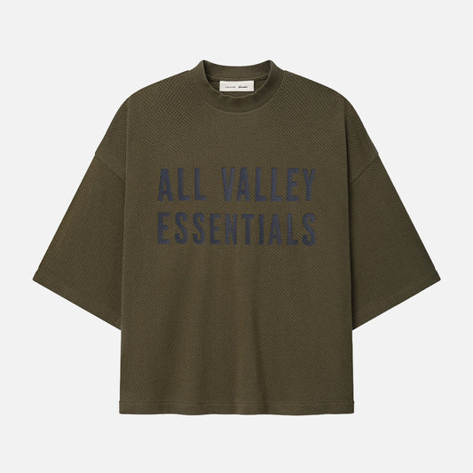 SPORT MESH MERCH TEE - MOSS