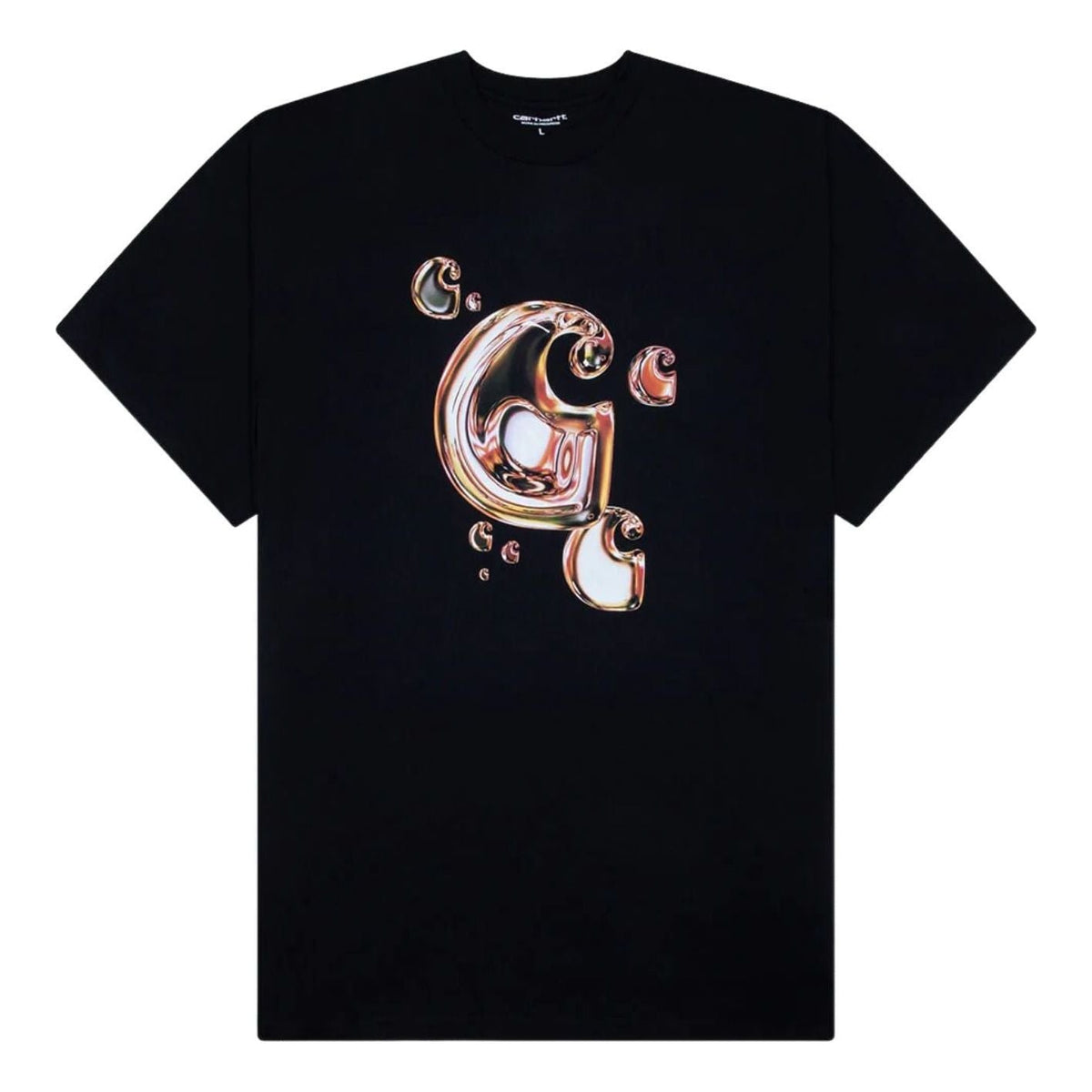Carhartt WIP Solar Chrome C Short Sleeve T-Shirt 'Black' I035204-89-XX