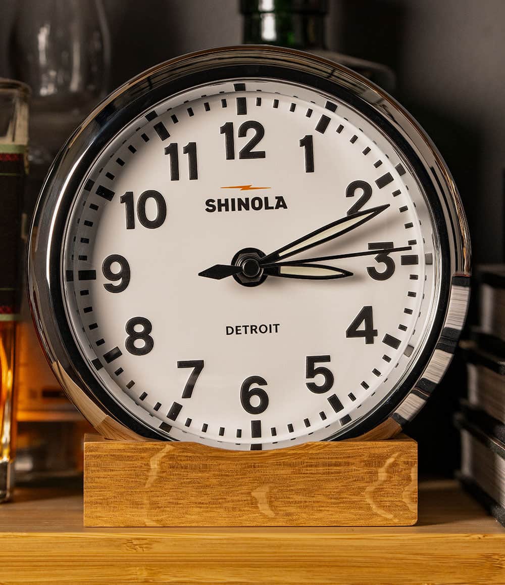 Shinola 6" Runwell Clock