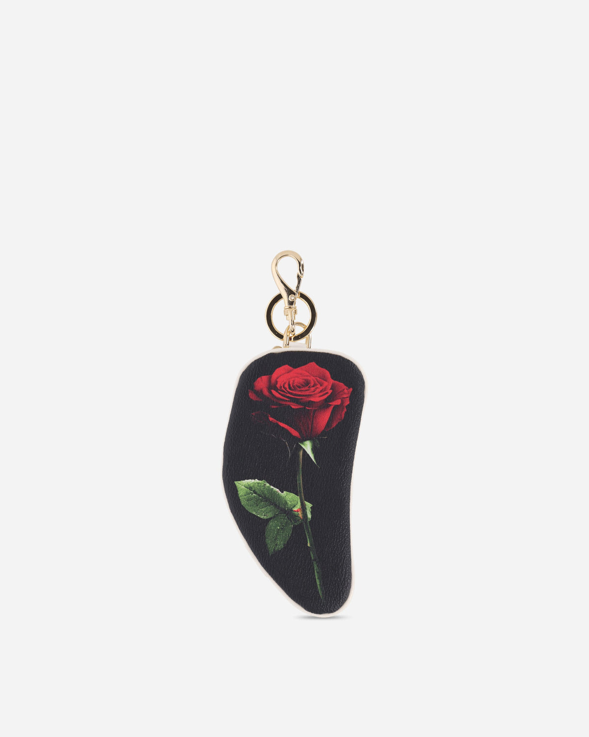 Rose PVC Pouch Black