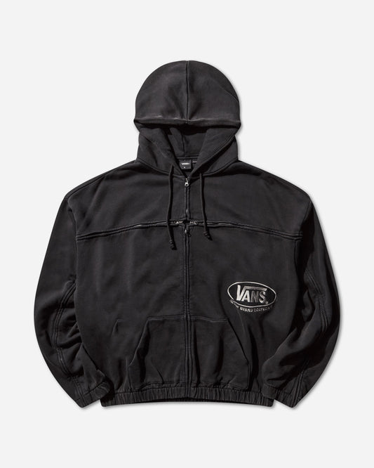 Act of Disagreement T Zipped Hoodie Washed Black
